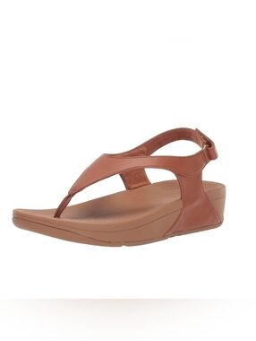 FitFlip Skylar Sandal with Back Strap in Tan Size 7